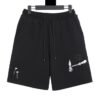 LV Shorts Black Embroidered Tools