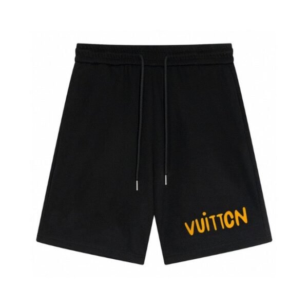 1-71-3.jpg LV Shorts Black Yellow Logo