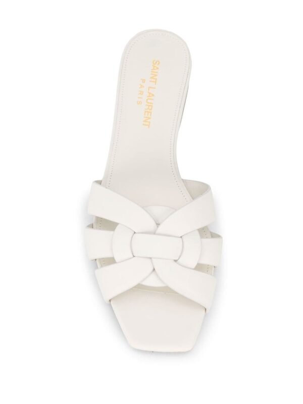 S – Tribute sandals with intertwined straps