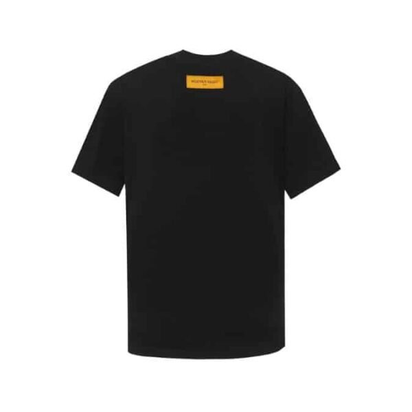 LV T-shirt Black Gradient Logo