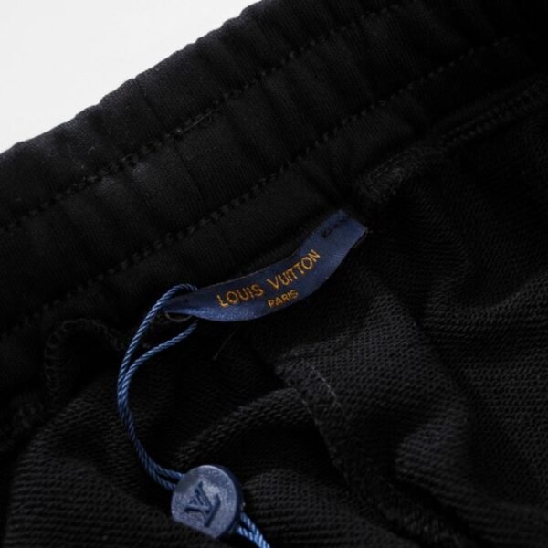 LV Shorts Black White Logo