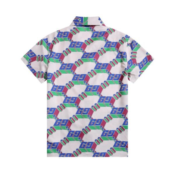 GG T-Shirt Multicolor Pattern Short Sleeve