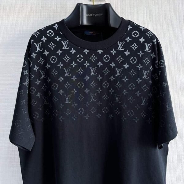 LV T-shirt Gradient Cotton Black