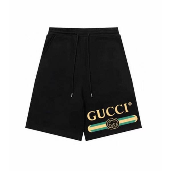 GG Shorts Logo Print Black