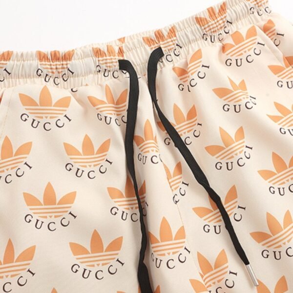 HUKJ-3.jpg GG x Adidas Shorts Trefoil Beige Casual