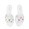 LV -TM 6AM Flat Mule White