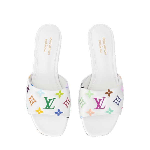 LV -TM 6AM Flat Mule White