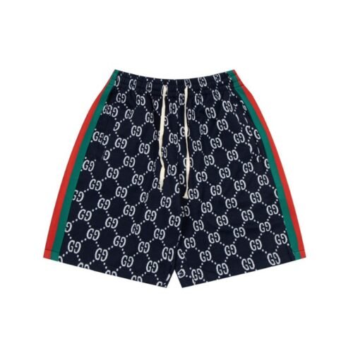 GG Shorts Monogram Stripe Navy