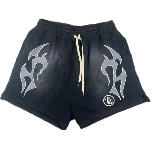 HLSTR Flame Shorts Black