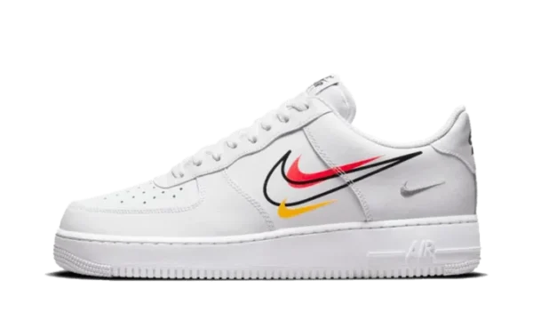 AF1 Multi-Swoosh White
