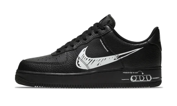 AF1 Sketch Black
