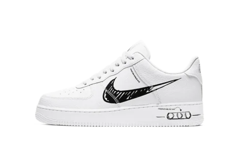 AF1 White Black