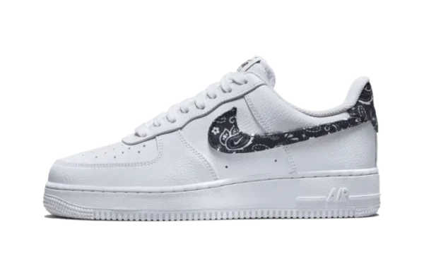 AF1 White Black Paisley