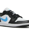 AIR JORDAN 1 LOW ‘BLACK UNIVERSITY BLUE’