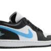 AIR JORDAN 1 LOW ‘BLACK UNIVERSITY BLUE’