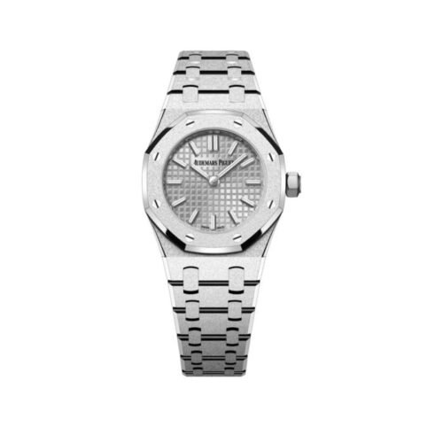 AP Royal Oak 67630BC.GG.1312BC.01 ‘Mini’ Frosted White Gold Quartz