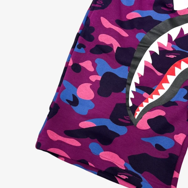 BP Shorts Camo Shark Shorts Purple