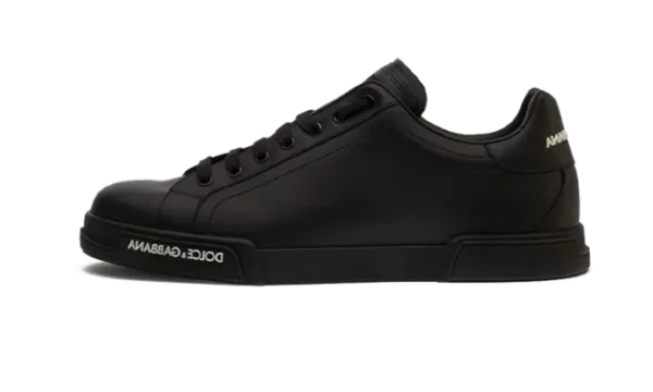 Calfskin nappa Portofino sneakers Black
