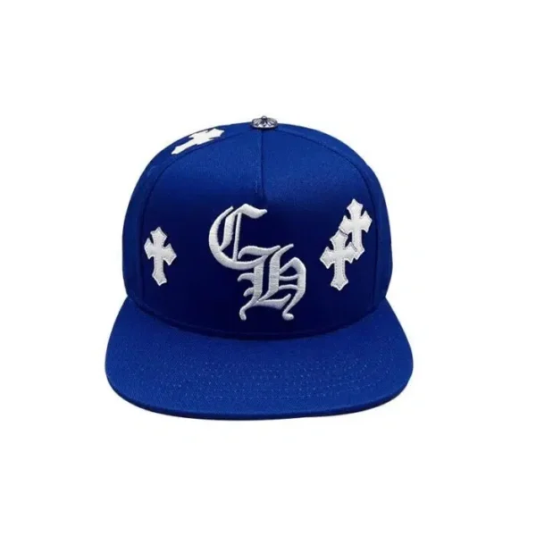 cap-chrome-hearts-cross-patch-blue-ch120.webp Cap Chrome Hearts Cross Patch Blue CH120
