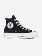 Converse All Star- Negras Altas Plataforma