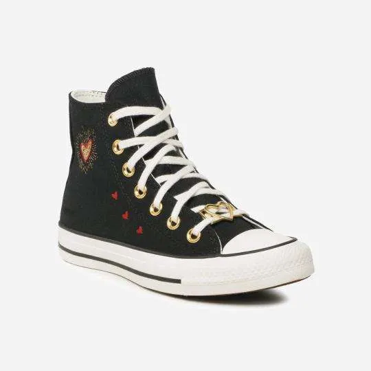 Converse All Star- Valentines Negras