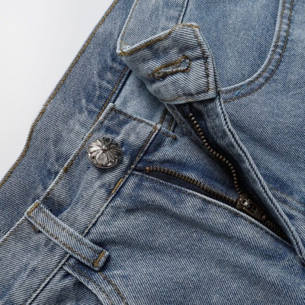 dfdfdf-2.jpg CHRM HRTS Shorts Black Cross Denim