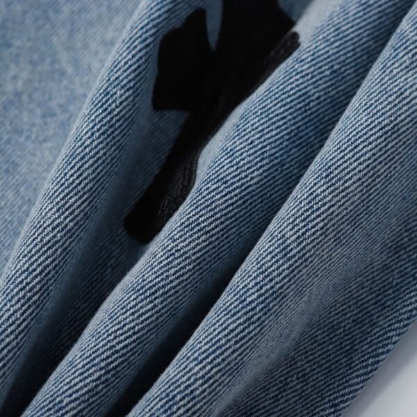 dfdfdf-9.jpg CHRM HRTS Shorts Black Cross Denim