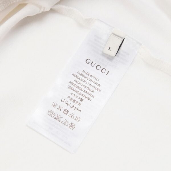 GG T-shirt Red Gradient Logo White