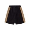 GG Shorts Monogram Stripe Black