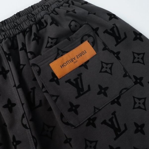 dsfvdfv-4.jpg LV Shorts Monogram Grey Black