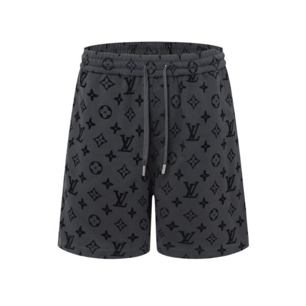 dsfvdfv-5.jpg LV Shorts Monogram Grey Black