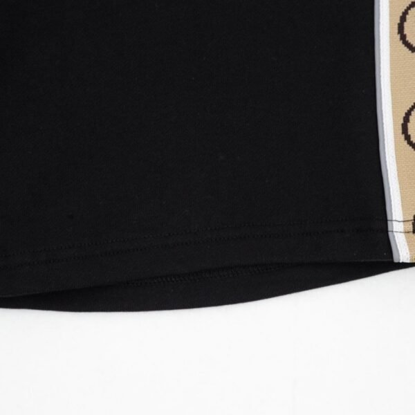 GG Shorts Monogram Trim Black