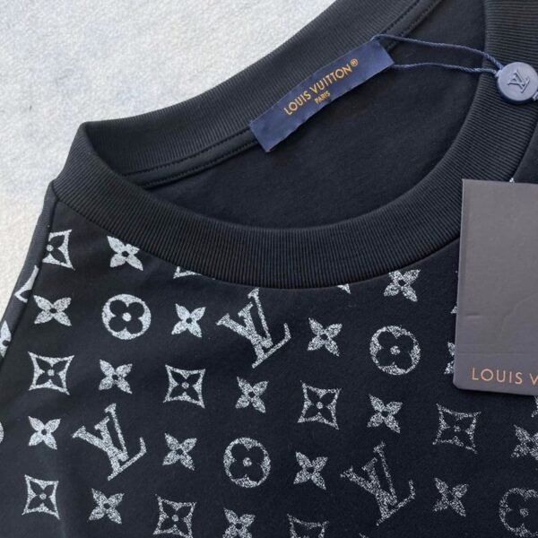LV T-shirt Gradient Cotton Black