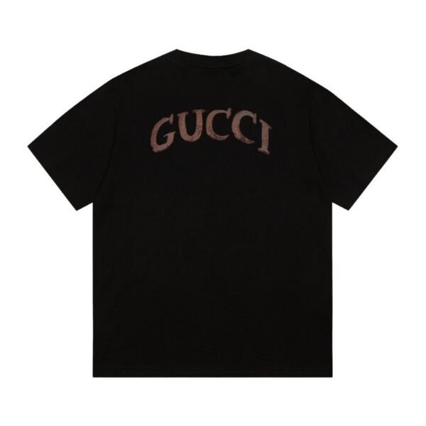 GG T-shirt Distressed Logo Black