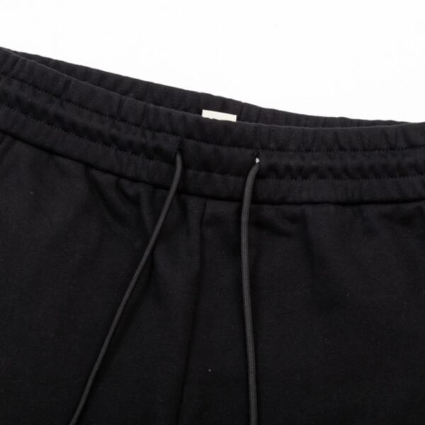 GG Shorts Black Monogram Side-Pocket