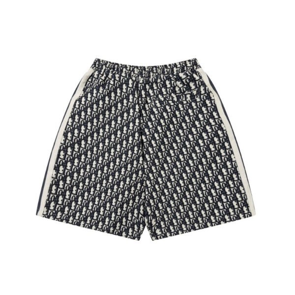 sdvsdv0214-1.jpg CD Shorts Monogram Navy Side Stripes