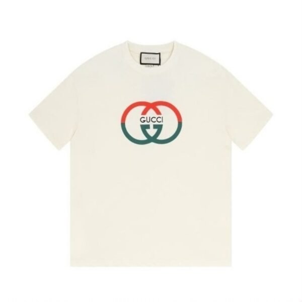 GG T-shirt Double G Logo White