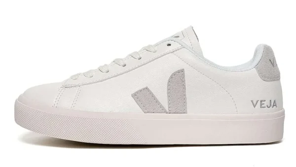 Veja Women's Campo Chromefree Leather - White Natural Suede