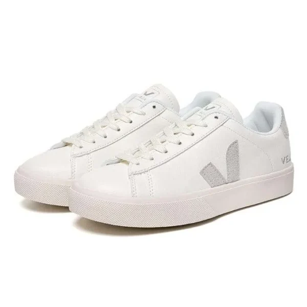 Veja Women's Campo Chromefree Leather - White Natural Suede