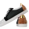 Sneaker Louis Orlato Black With Golden Tail