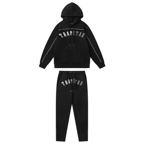 Split Arch Black Tracksuit