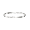 THIN LOVE BRACELET WHITE GOLD