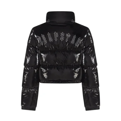 Women Decoded Shiny Black Jacket